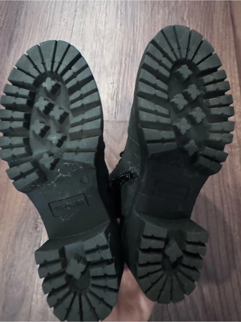 Women's Black Faux-Fur Lined Lace-Up Winter Boots